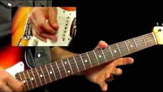 Slow Power Blues Guitar Lessons - Andy Aledort - Pick-ups, Stops, and Fingerpicks