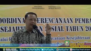 Rakor Dinsos Provinsi Bengkulu