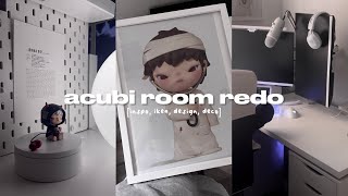 acubi room transformation 彡 | ikea haul, pinterest inspo, skzoo, minimalist