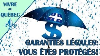 La garantie légale Québécoise vous protège bien! Saviez-vous que? - Vivre au Quebec -