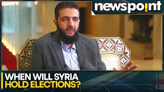 Syria: De Facto Leader Says Elections May Not Be Held For 4 Years | World News | WION Newspoint