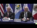 Secretary of State Rex Tillerson, Conference on Prosperity, Camera Spray