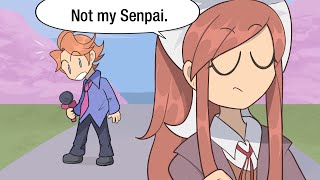Monika's Senpai  [fnf animation/comic - ddlc]