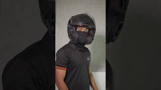 Right way to put mask with helmet  #motorcycle #helmet #safetyfirst #adventure #rider