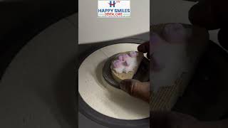 How Dental Ceramic Crowns Are Made || Happy Smiles || #shorts