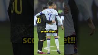 Ronaldo Shows Respect to Messi