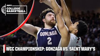 WCC Championship: Gonzaga Bulldogs vs. Saint Mary’s Gaels | Full Game Highlights