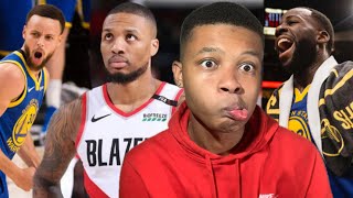 THIS SERIES IS OVER!!! WARRIORS vs BLAZERS GAME 3 REACTION!!