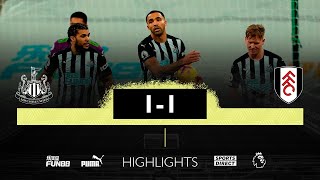 Newcastle United 1 Fulham 1 | Premier League Highlights