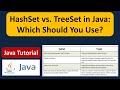 HashSet vs. TreeSet in Java: Which Should You Use? | Java Collection Framework