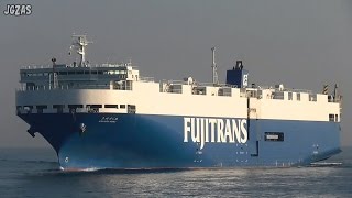 Shipspotting Japan - MV KINUURA MARU きぬうら丸 Vehicles carrier 自動車船 FUJITRANS 新門司港 2015