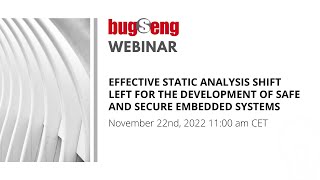 Effective Static Analysis Shift Left for the Development of Safe and Secure Embedded Systems
