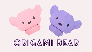 Easy Origami Bear | Cute Origami Animals