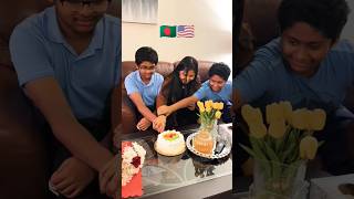 My hearties nephews welcomed me with a cake on my first day in the USA...🇺🇲✨#viral  #usa #foryou