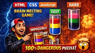 3D Water Sort Puzzle Game using HTML, CSS & JavaScript #javascript #watersortpuzzle #code