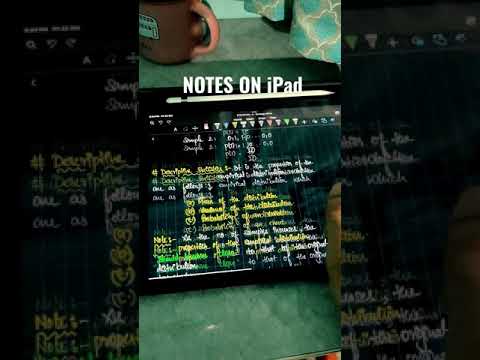 Taking notes on iPad 2021 #shorts #technoastra #apple #ipad #notes #goodnotes #notability #onenote