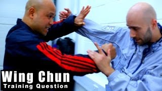 Wing Chun training - wing chun defending tan da Q79