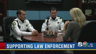 Pasco deputies attend funerals of fallen officers