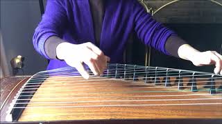 夏冰古筝教学示范：平沙落雁  - 潮州筝曲 - Wild Geese Descending On The Sandbank - Guzheng by Bing Xia