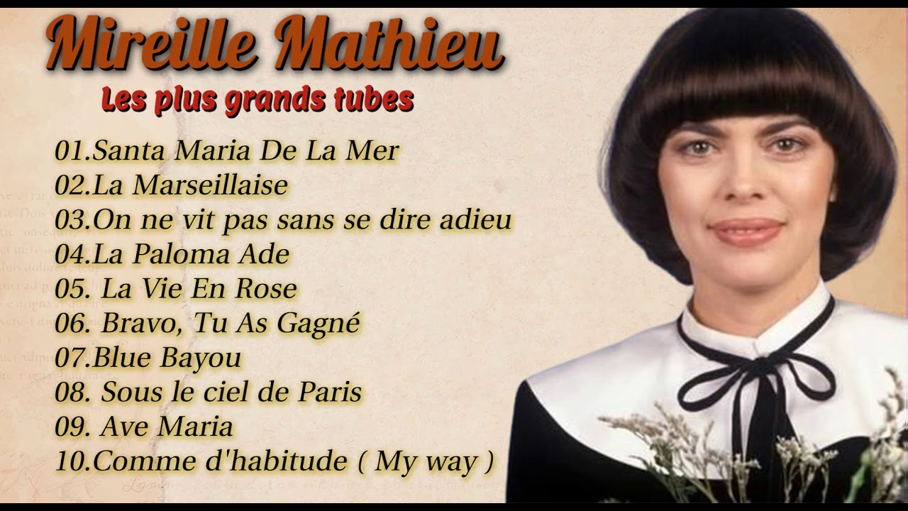 Mireille Mathieu Les Plus Grands Succès - Les Plus Belles Chansons De ...