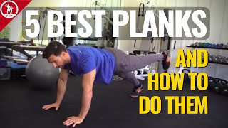 5 Best Plank Exercises For Men - Lose Belly Fat (Beginner to Advanced)