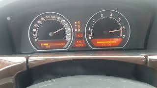 BMW 750i 2005 e65 e66 acceleration, summer tyres 60-250 km/h, 5th gear. Sport mode.