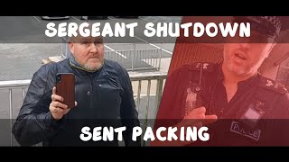 SERGEANT GETS SHUTDOWN AND MELTS! CROWN HILL POLICE STATION AUDIT#sgt shutdown