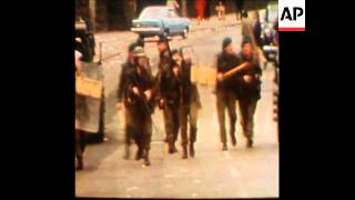 SYND 18 4 76 MARCH AND CEREMONY IN BELFAST TO COMMEMORATE THE EASTER UPRISING OF 1916.