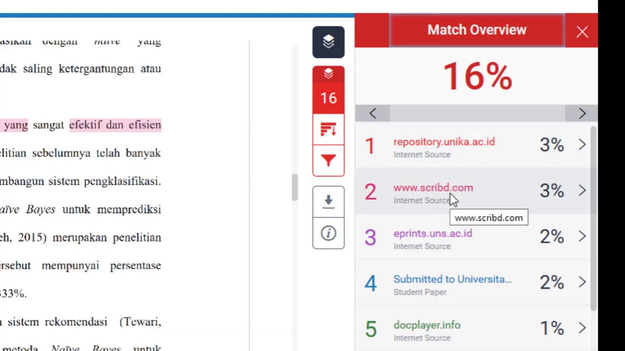 Cara Menggunakan Turnitin Untuk Cek Plagiasi (Student) #2 - YouTube