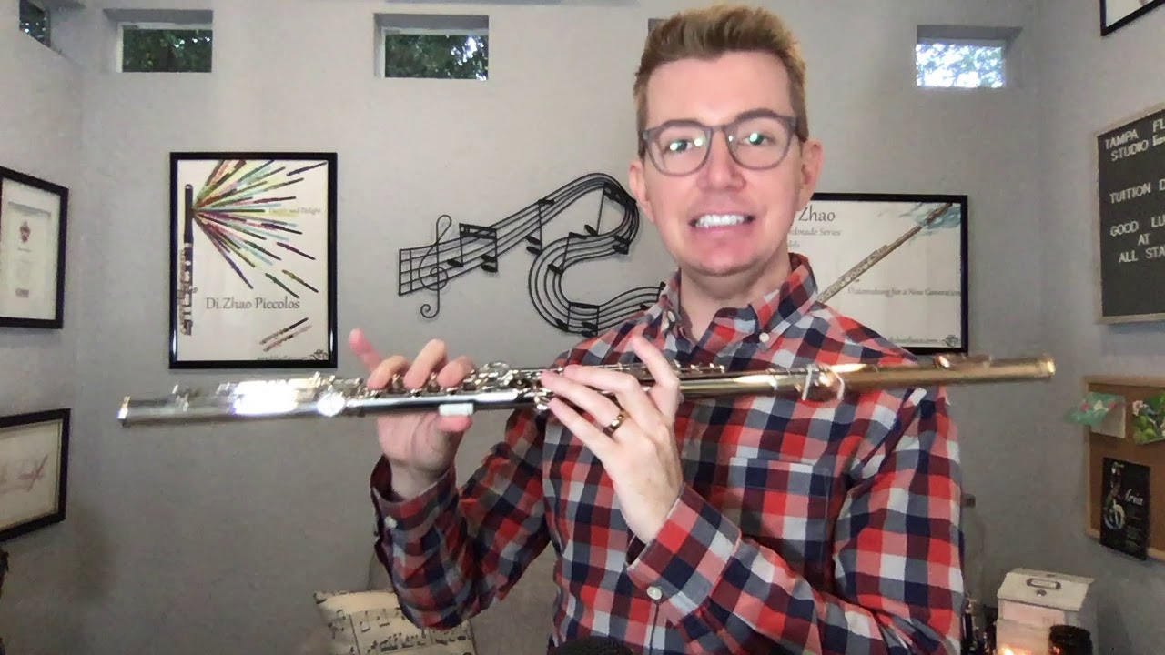 Flute- Bb Major Scale - YouTube