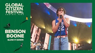 Benson Boone lights the stage with Slow It Down | Global Citizen Festival NYC 2024