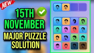 15 November Major puzzle durov Solved Today | Major Daily combo card 16 November Major puzzle durov