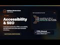 HTML Accessibility & SEO - HTML Advanced Foundation | FullStack Masterclass HTML Course