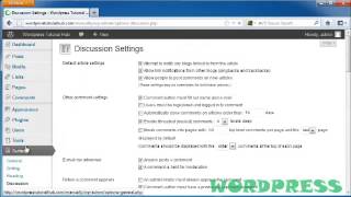 WP 3x Tutorial 22 Setting in Wordpress