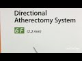 Directional Atherectomy& balloon angioplasty & stenting of a severe restenosis