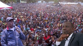 RUTO IN SHOCK AS NAIVASHA PEOPLE CHANT GACHAGUA BABA YETU! BABA YETU!! AS GACHAGUA ADRESS THEM