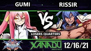 F@X 435 Losers Quarters - GUMI (Kokonoe) Vs. Rissir (Azrael) BlazBlue: Central Fiction