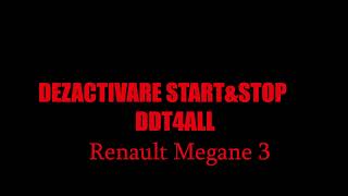 Tutorial DDT4ALL dezactivare START \u0026 STOP