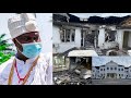 Ñeitizens Reacts As Fire Breaks out At Ooni of Ife's Palace, burnt down an Apartment, Cause of.....