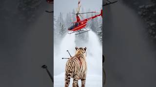 Incredible White Tiger Rescue: Injured Tiger Saved from Freezing to Death