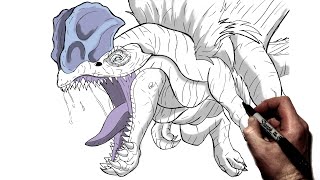 How To Draw Fulgur Anjanath | Step By Step | Monster Hunter World