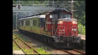 DD51牽引お座敷列車わくわく団らん　紀勢本線和深2001.8.25