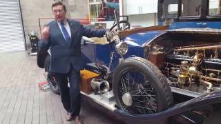 Start silnika Rolls-Royce Alpine Eagle (1914)