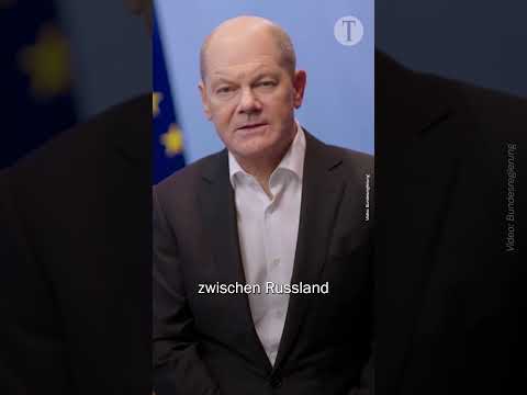 Bundeskanzler Scholz: „Es Darf Keinen Krieg Zwischen Russland Und Der ...