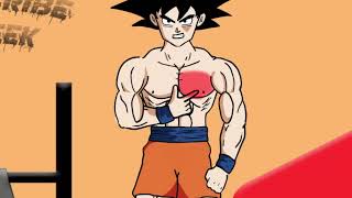 DBZ Chest Day with Goku #shorts