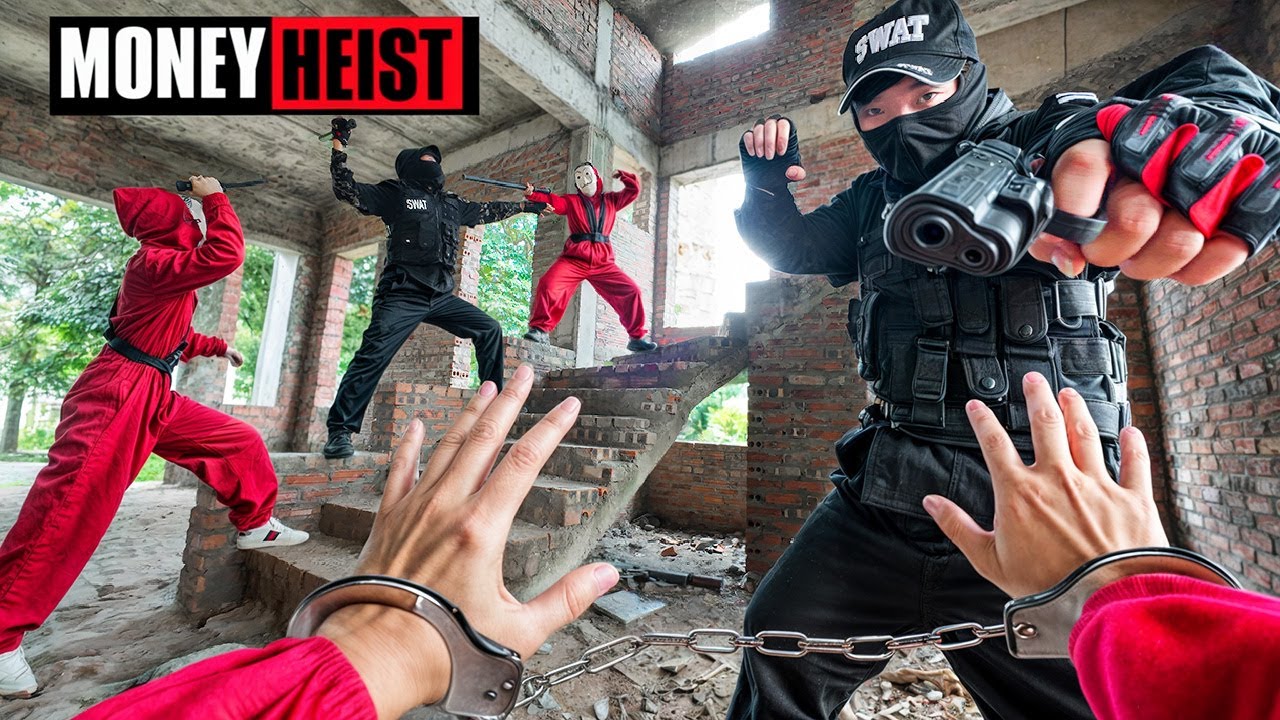 Parkour Vs Money Heist 6 Escape From Police Bad Guys Won T Survive