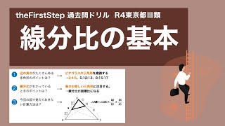 【基礎-数的処理】線分比の処理の仕方を覚えよう【theFirstStep】