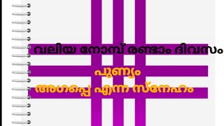 വലിയ നോമ്പ് രണ്ടാം ദിവസം. രണ്ടാംപുണ്യം. അഗപ്പെ എന്ന സ്നേഹം,