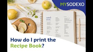 How do I print the Daily Menu recipe book?