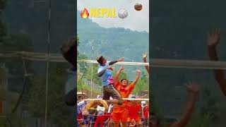 🔥NEPAL🏐॥Ghanshyam from GANDAKI॥Kushma🏐2079॥#nepal #volleyball #shorts #sportscounter